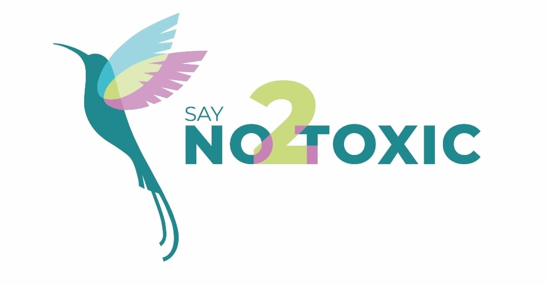 SayNo2Toxic hummingbird logo